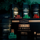 GramCo Delta 8 Gummies (25 mg ea.); 4 Flavors (30 count)
