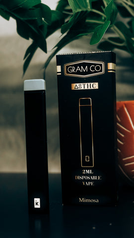 GramCo's new 2ML Disposable Vapes come in black packaging and 5 flavors