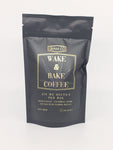 GramCo's Wake & Bake Delta 8 Coffee. 4 ounce bag of coffee with 250 mg of Delta 8.  Approximately 12 servings of coffee (8 fl. oz.) with 20-25 mg of Delta 8 per cup of coffee. Must brew.